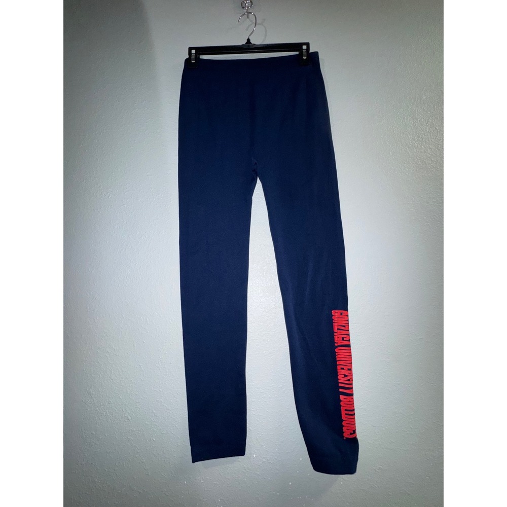 Gonzaga University Bulldogs Navy Blue Fleece Lined Leggings/Pants‎ Women's L XL